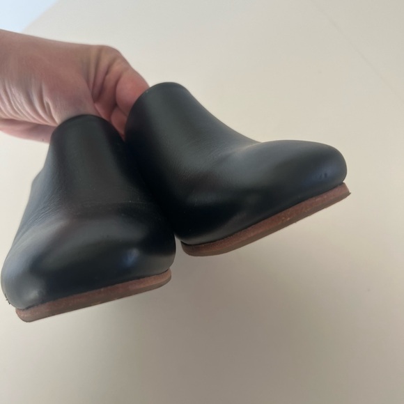 Nisolo All- Day Heeled Mule Black Leather Slip-On Shoe Size 7.5 - Picture 4 of 11